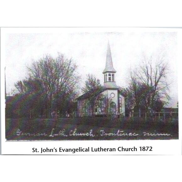 None and/or Unknown Other - St John's Evangelical Lutheran Church Frontenac MN Book Plate Clipping SAI3-H3